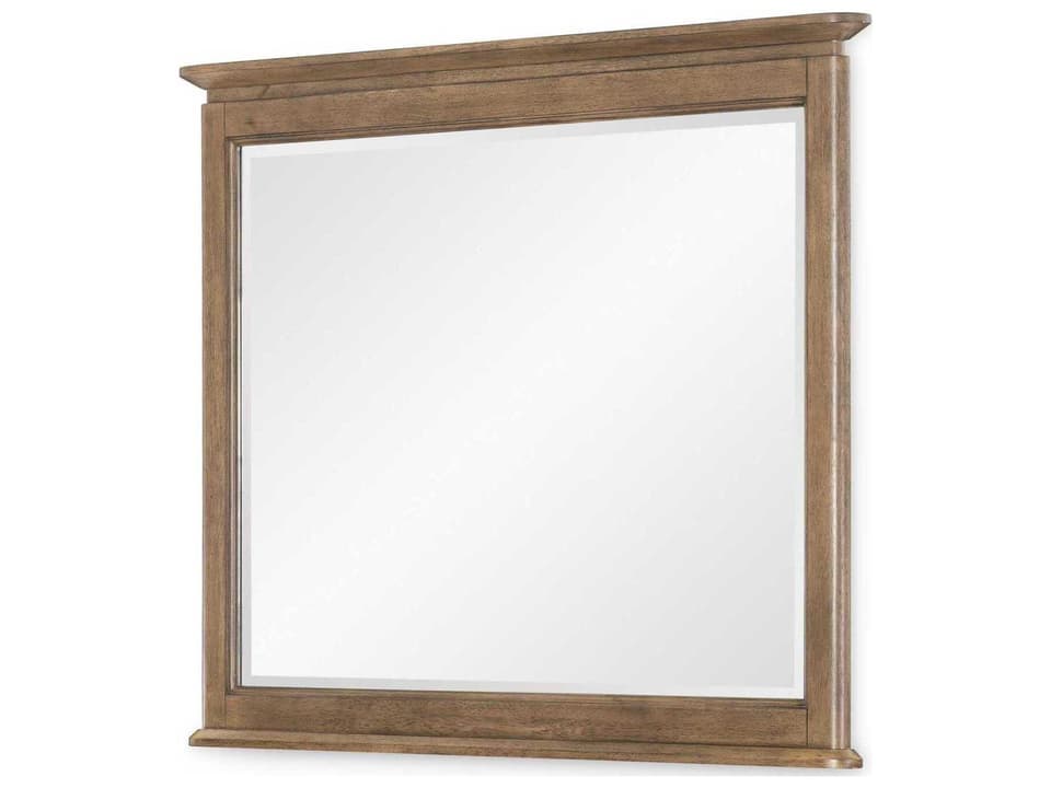 Beacon Hill Rectangular Dresser Mirror in Dusted Barley Finish