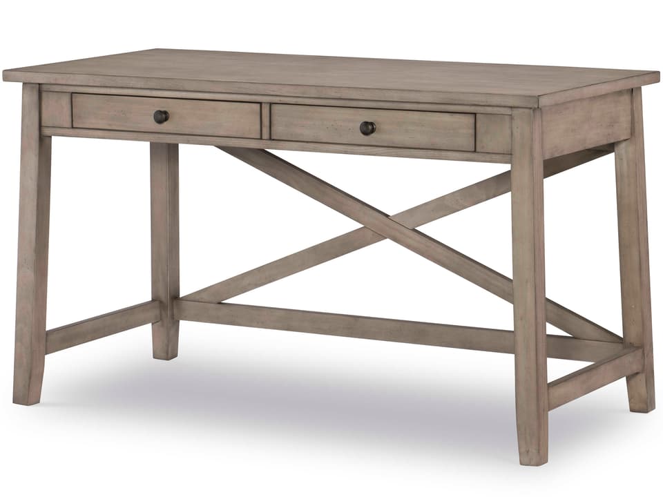 Farm House 2-Drawer Desk in Old Crate Brown Finish