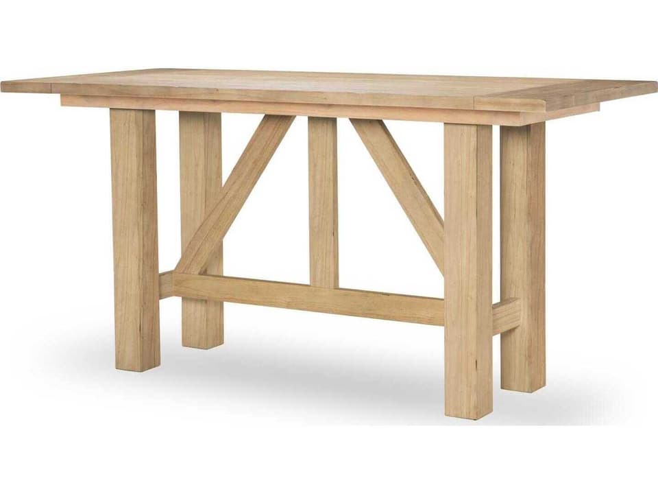 Trisha Yearwood XXX's and OOO's 72-Inch Rectangle Counter Height Dining Table in Amber