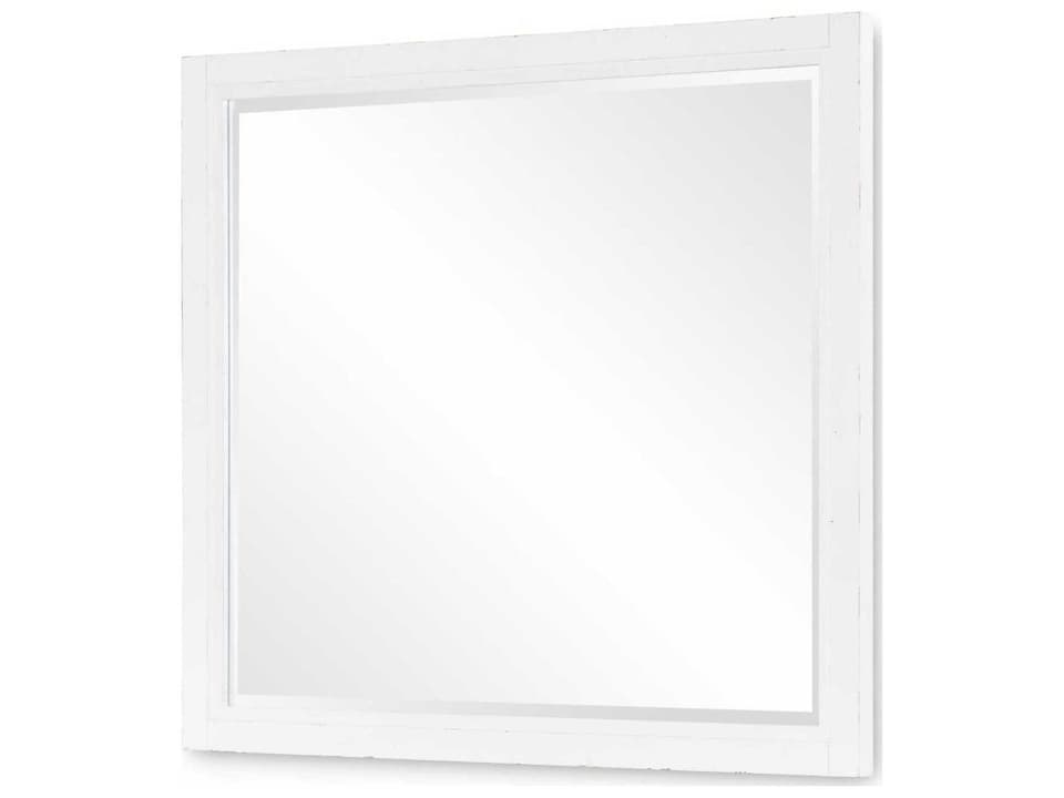 XXX's and OOO's Rectangular Dresser Mirror in Cotton Finish