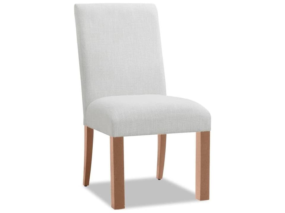 Today's Traditions Natural Wood Upholstered Armless Dining Chair