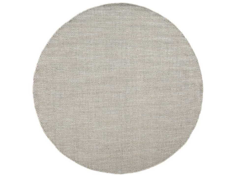 Adonic Mist PET Hand-Woven Round Area Rug Taupe