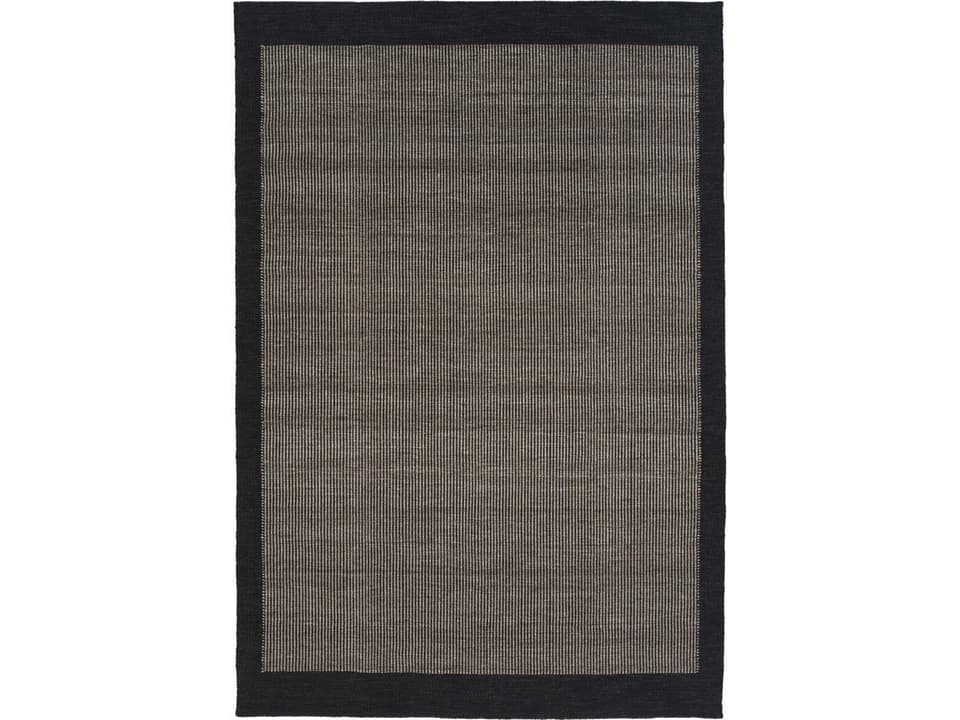 Arbrello Handwoven PET Indoor Outdoor Area Rug in Black