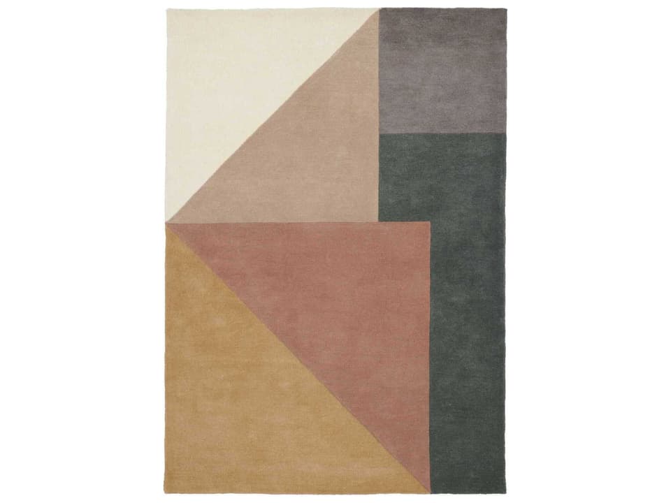 Arguto Hand-Tufted Geometric Wool Area Rug
