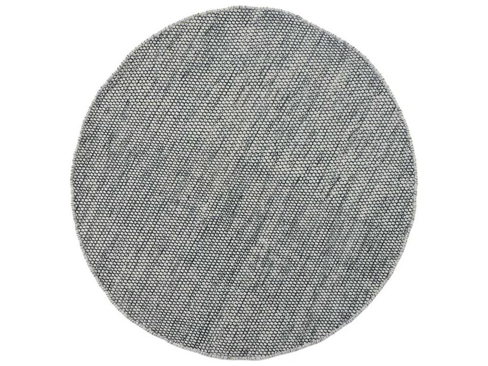 Asko Mixed Round Handmade Wool Blend Rug