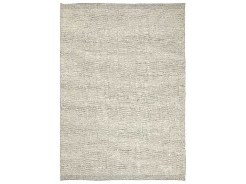 Asko Hand-Woven Wool and Cotton Area Rug Steel