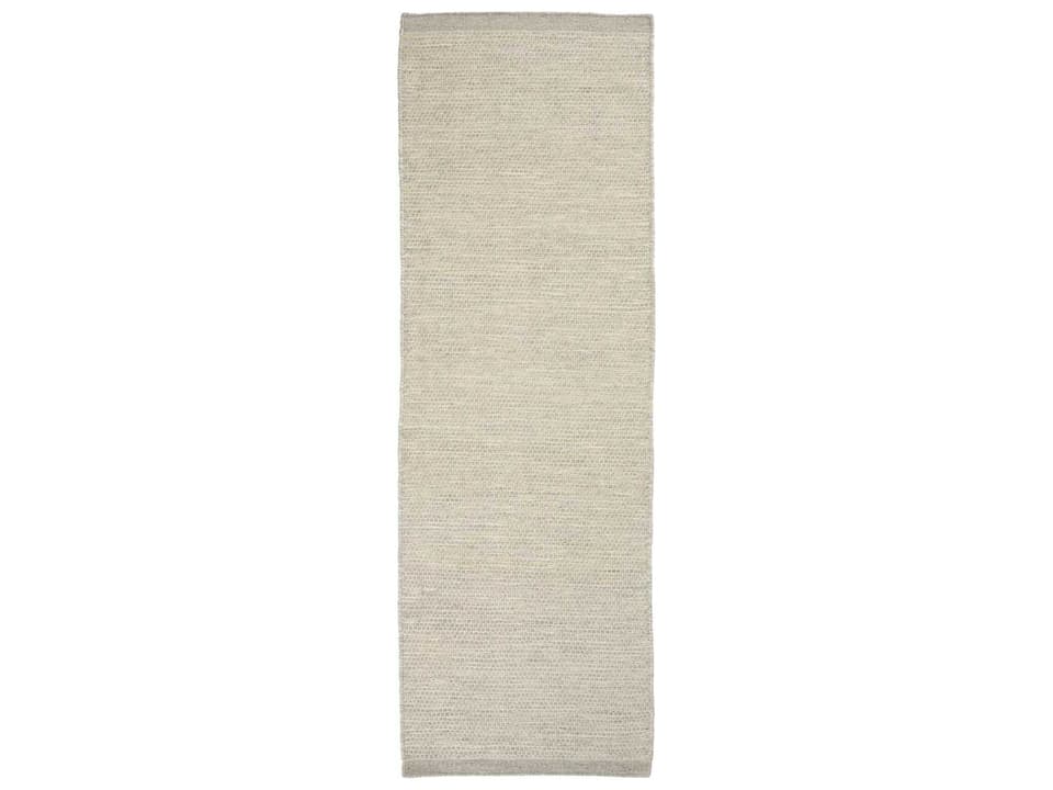 Asko Steel Hand-Woven Wool Blend Runner Rug