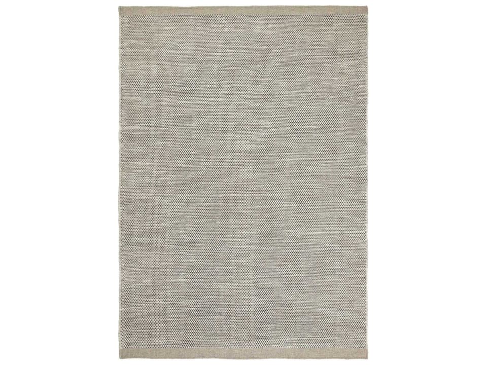 Asko Hand-Woven Wool and Cotton Area Rug in Taupe