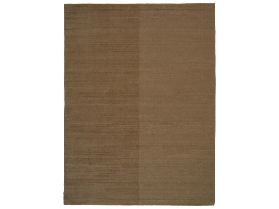 Echo Yano Loom-Knotted Wool Area Rug in Mustard