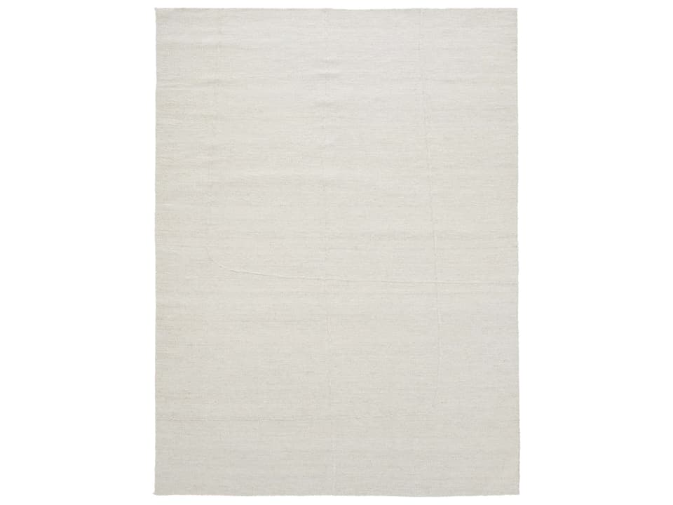 Flow Shen Hand-Woven Linen Area Rug with Organic Design