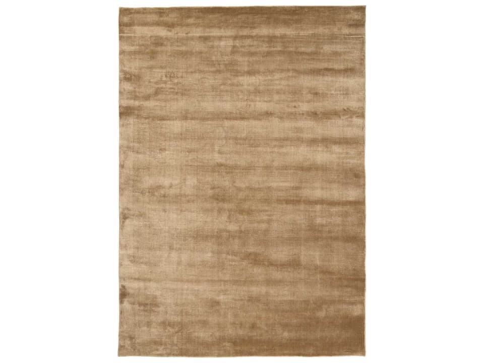 Lucens Handloom Viscose Rug in Mustard