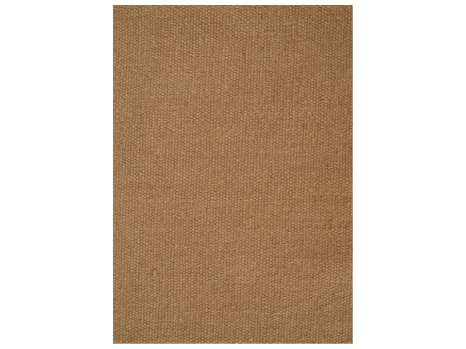 Rainbow Handwoven Deep Pile Area Rug in Terracotta