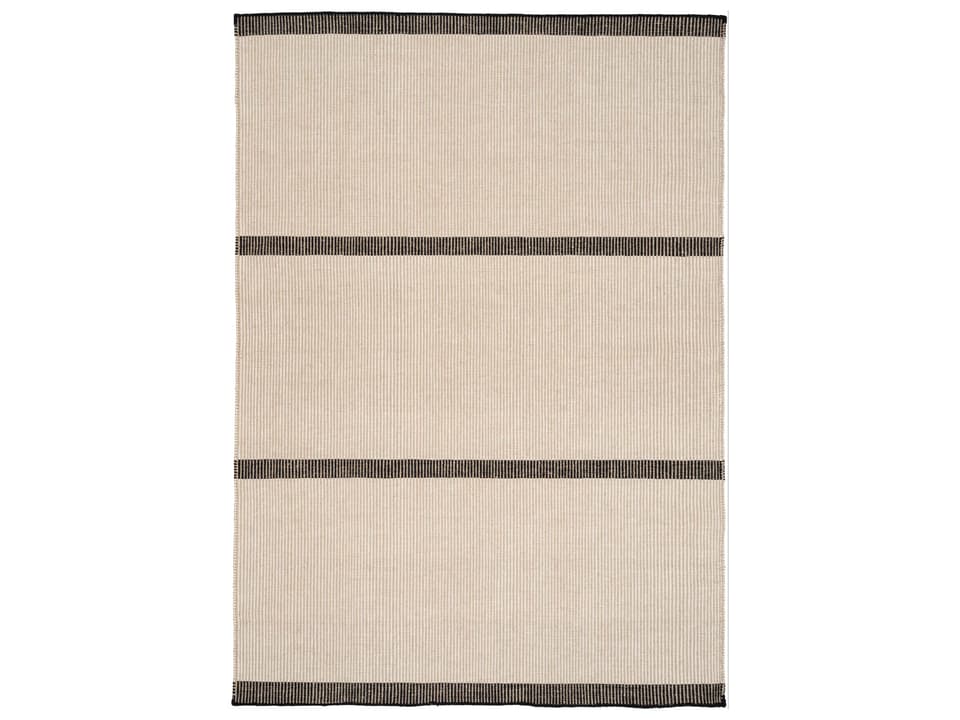 Rapallo Handwoven Area Rug Scandinavian Wool and Linen Blend