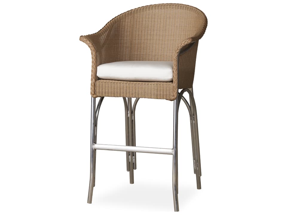 All Seasons Swivel Bar Stool with Padded Seat