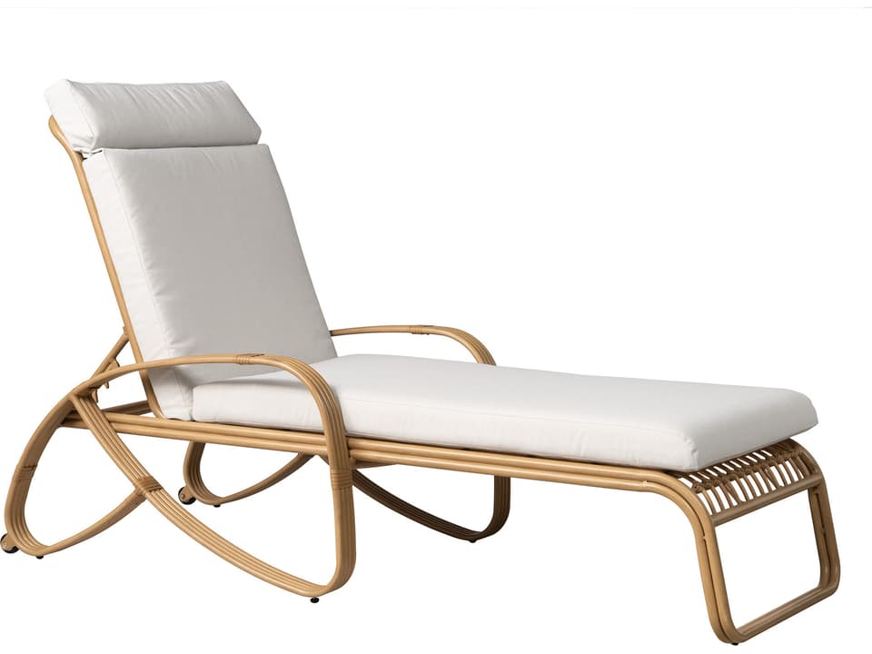 Riviera Chaise Lounge Coastal All-Weather Wicker
