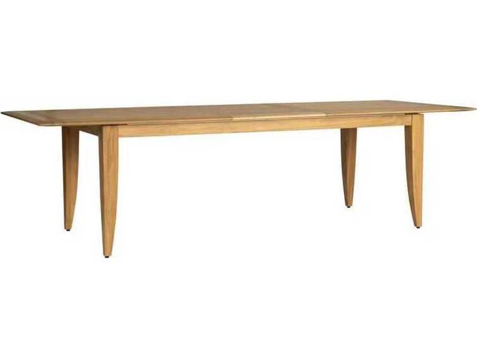 Alpine 86-112 Inch Rectangular Teak Outdoor Dining Table