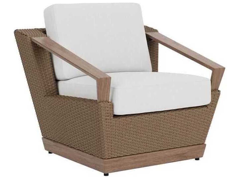 Charisma Outdoor Vinyl Wicker Lounge Chair