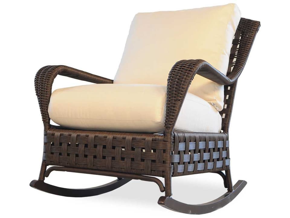 Haven Wicker Rocker Outdoor Patio Lounge Chair