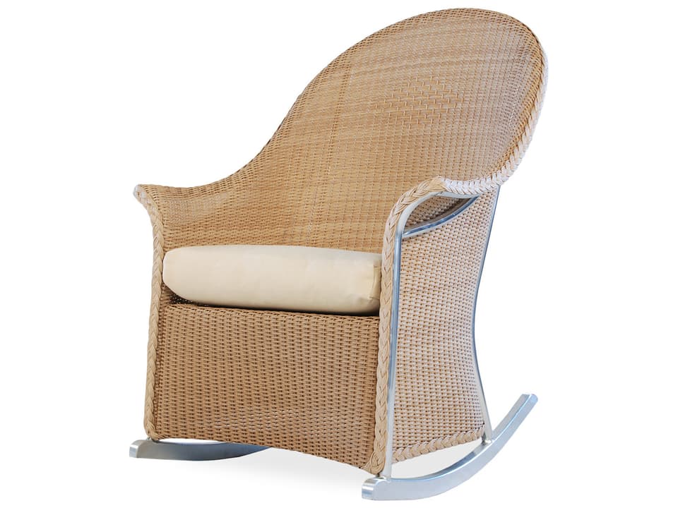 Dining & Accessories Wicker Rocker Outdoor Patio Lounge Chair