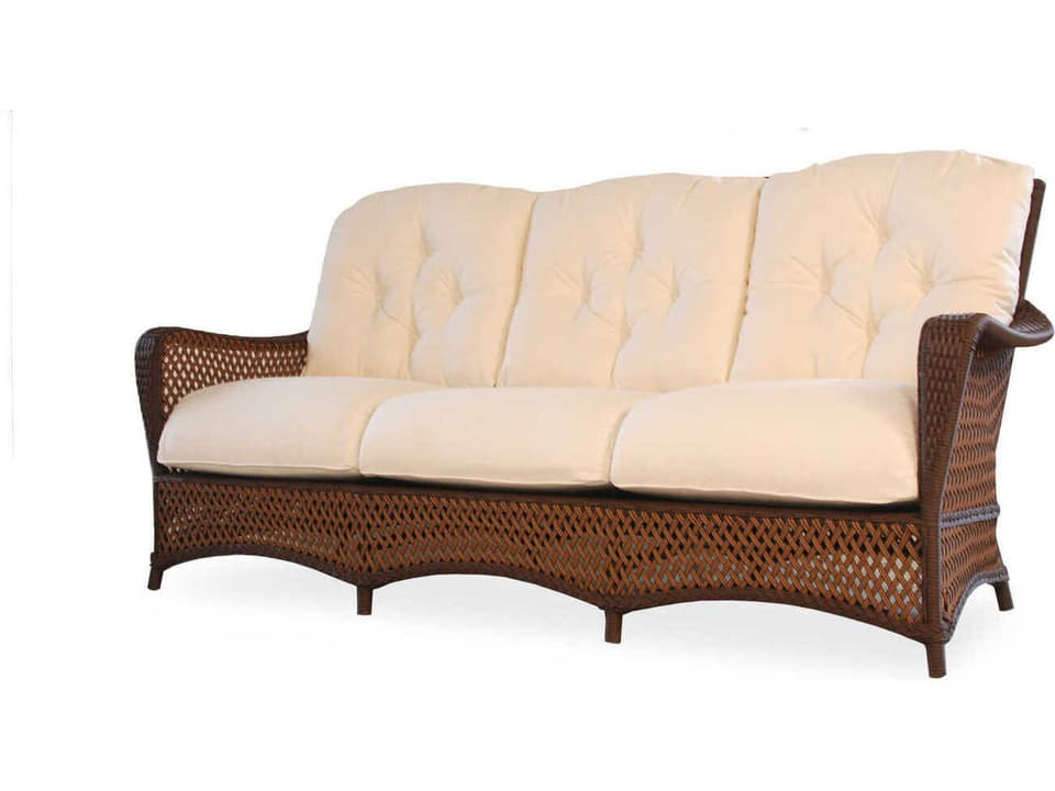 Grand Traverse Woven Vinyl Outdoor Sofa