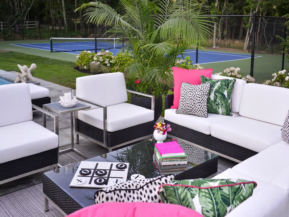 Elements Wicker Sectional Outdoor Patio Lounge Set
