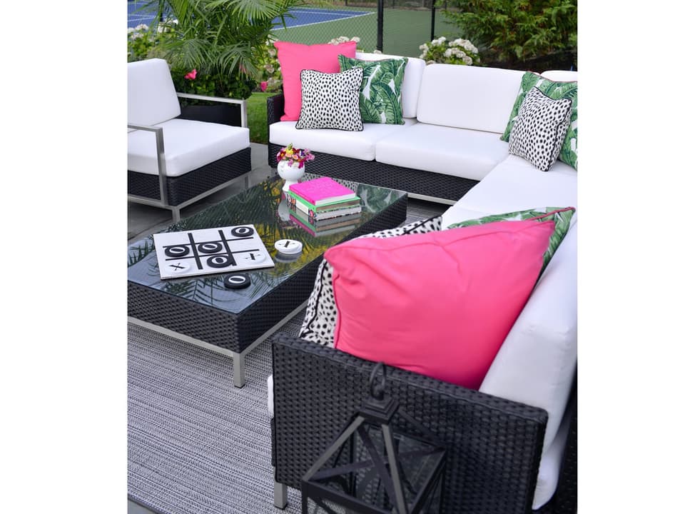 Elements Wicker Sectional Outdoor Lounge Set