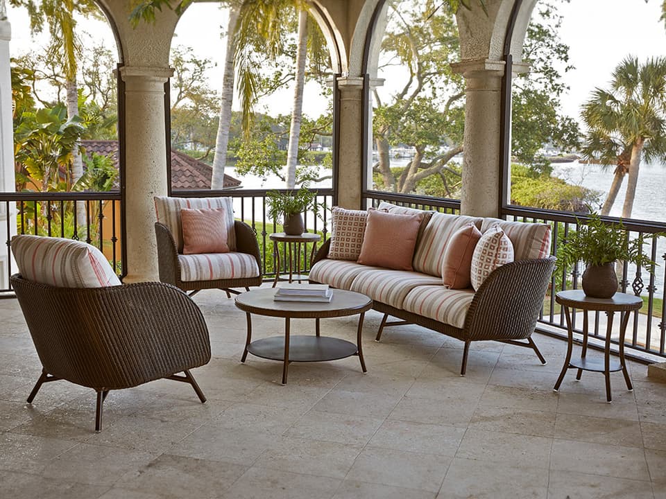 Essence Wicker Cushion Outdoor Patio Lounge Set
