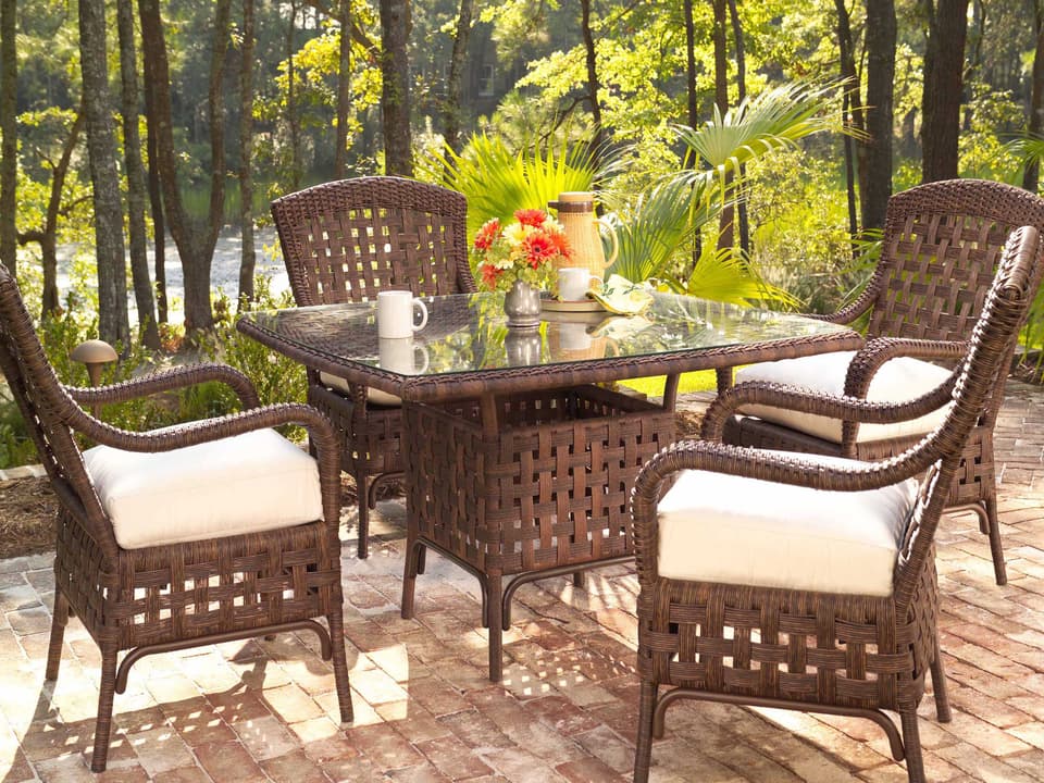 Haven Wicker Patio Dining Set