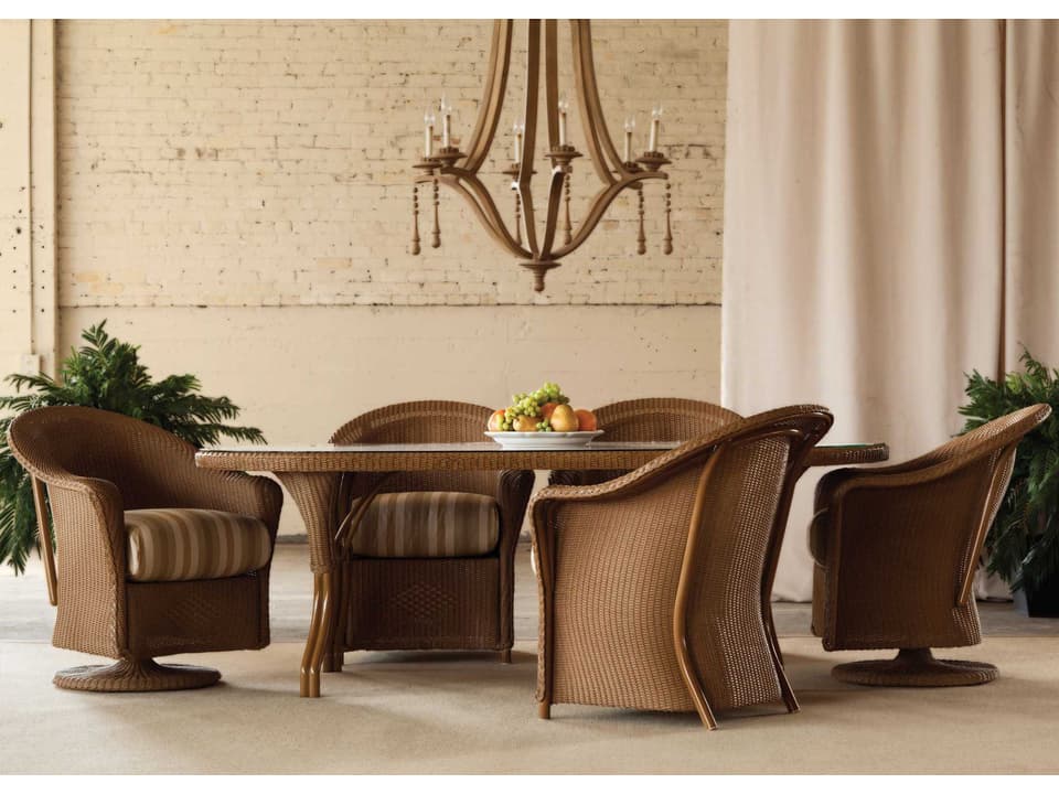 Reflections Wicker Outdoor Patio Dining Set