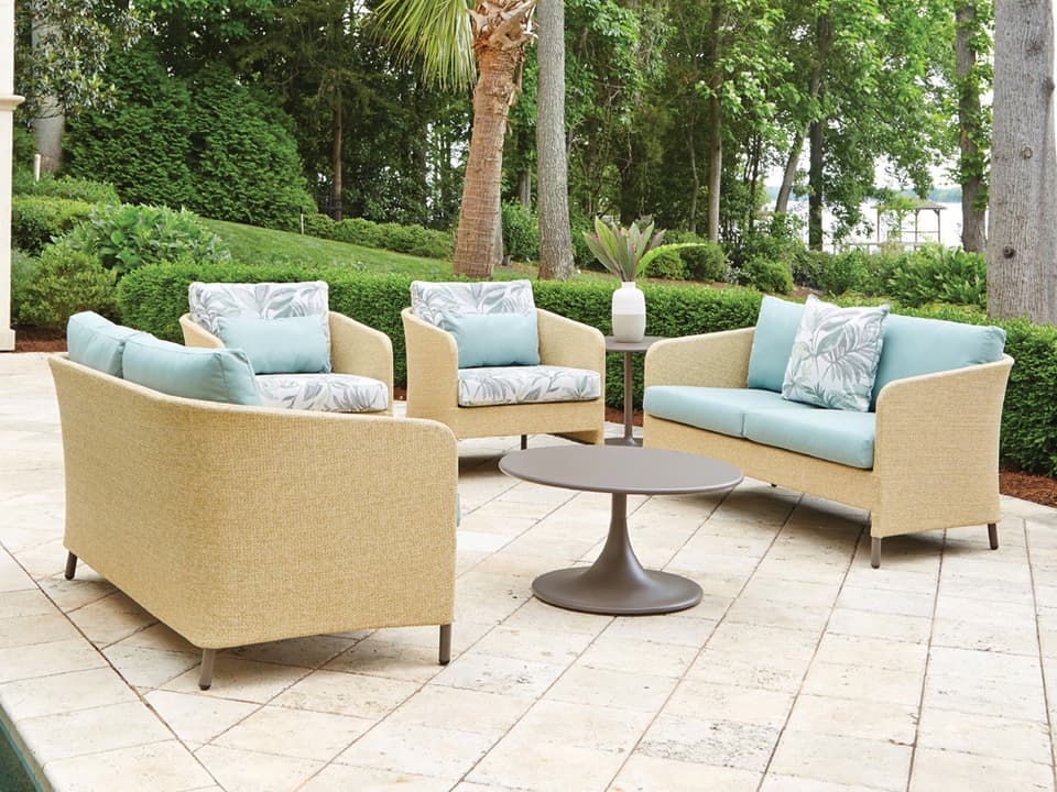 Verona Wicker Cushion Patio Lounge Set