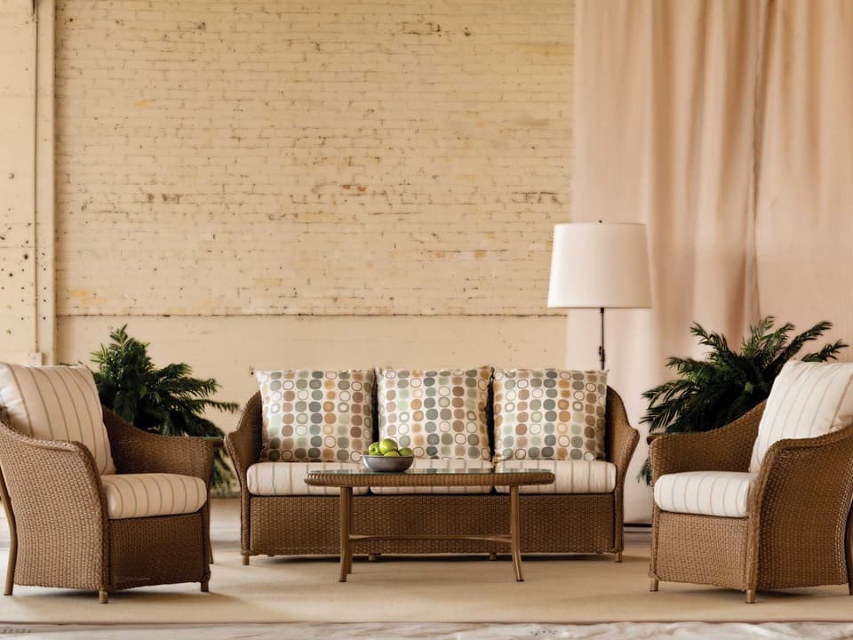 Weekend Retreat Wicker Outdoor Patio Lounge Set