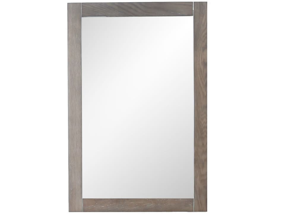 Wlf Series Sink Vanity Brown Wall Mirror Vertical