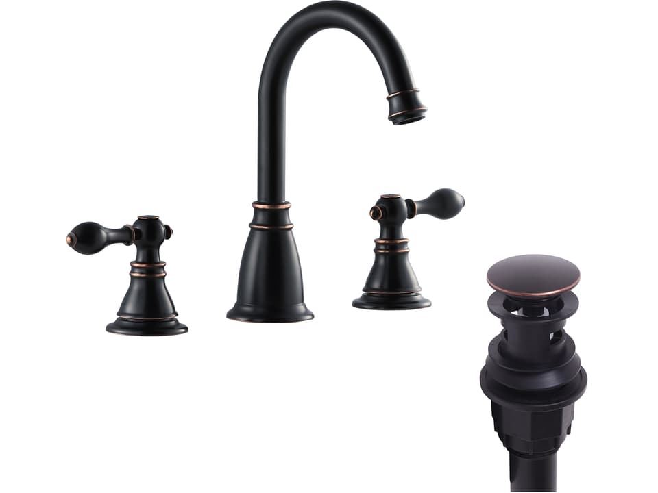 Zl Widespread Bathroom Faucet in Oil Rubbed Bronze