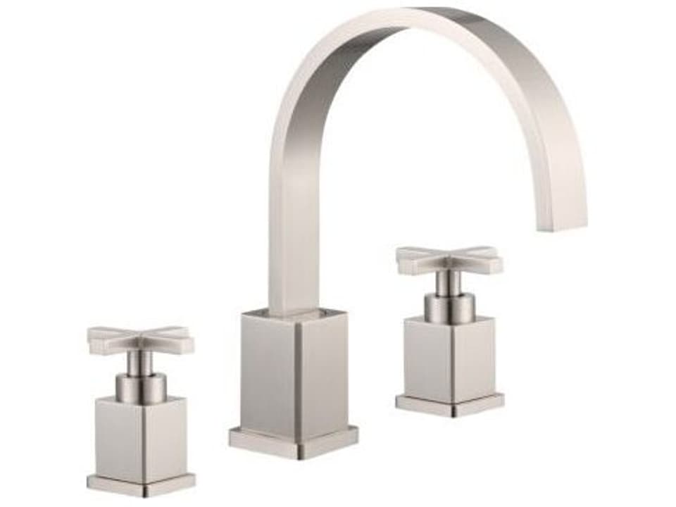 ZY2511 Widespread Bathroom Faucet in Brushed Nickel