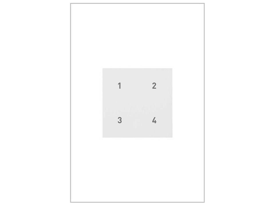 Adorne Wired Smart Scene Controller with Netatmo 4-Button in White