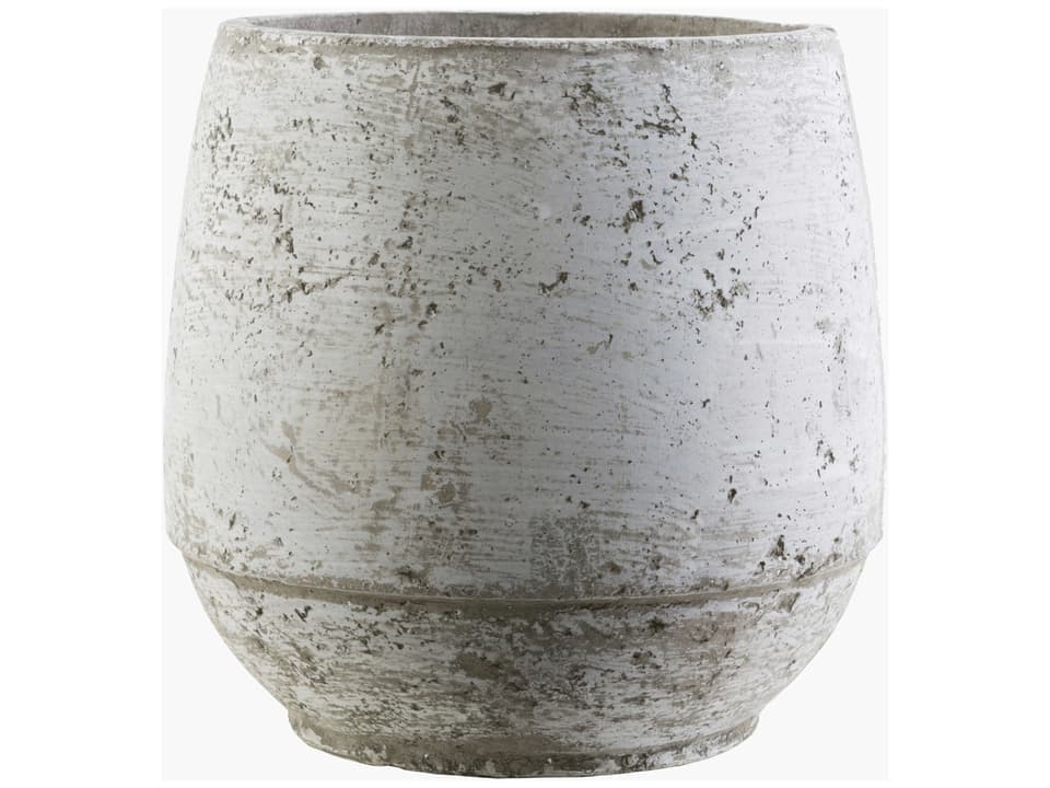 Rome Cement Planter in Washed Taupe