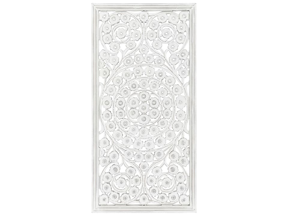 Ajmer Dimensional Wall Accent Antiqued White