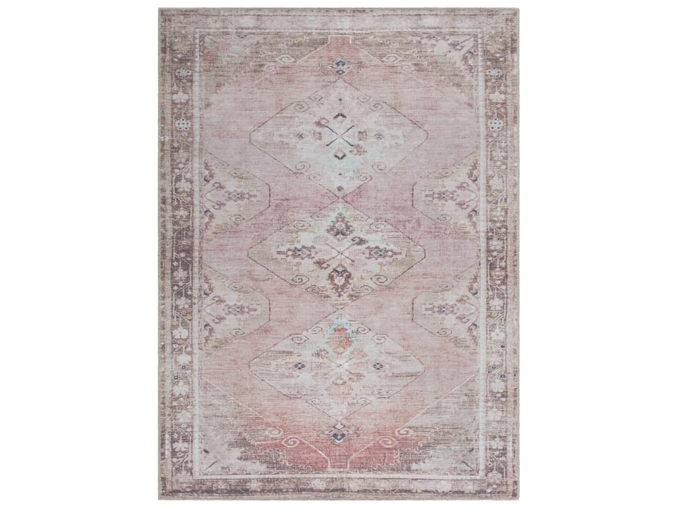 Amelie Bordered Machine Washable Area Rug
