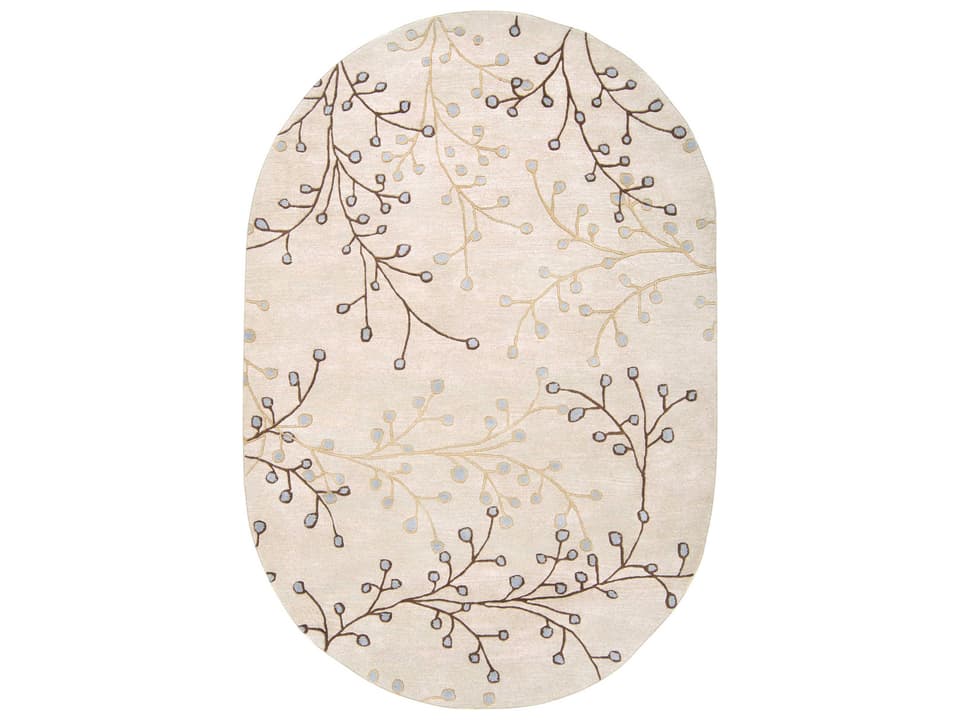 Athena Floral Hand-Tufted Wool Area Rug