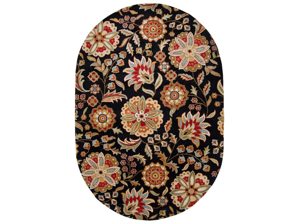 Athena Hand-Tufted Wool Floral Area Rug