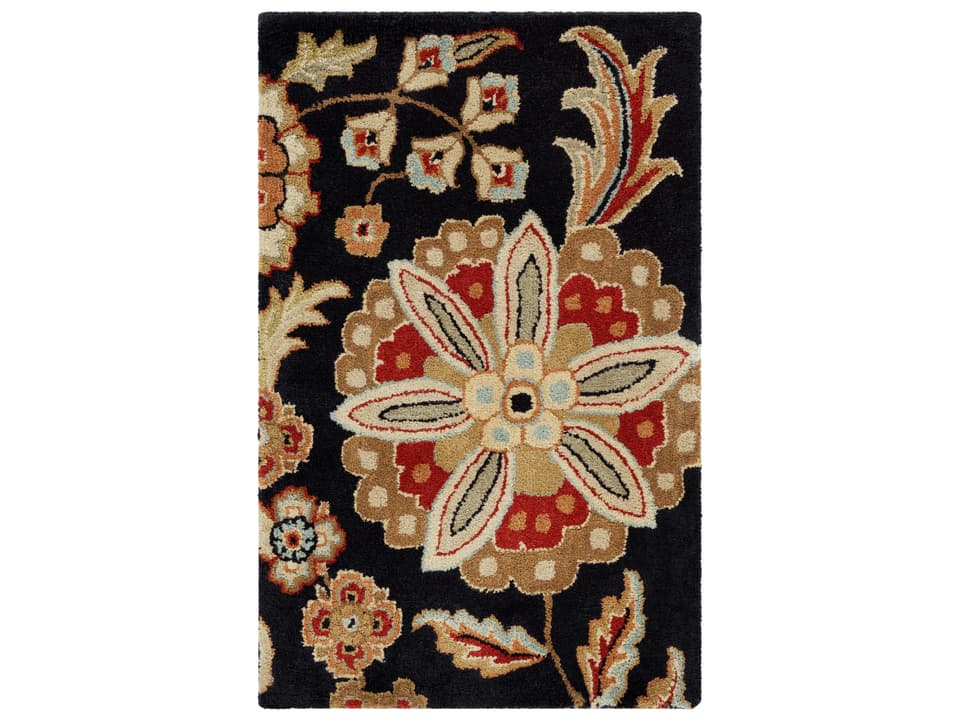 Athena Floral Wool Area Rug