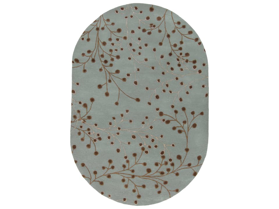 Athena Floral Hand-Tufted Wool Area Rug