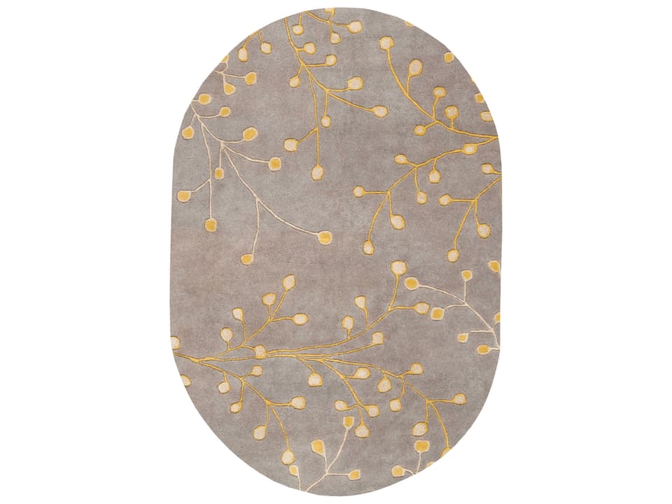 Athena Floral Hand-Tufted Wool Area Rug