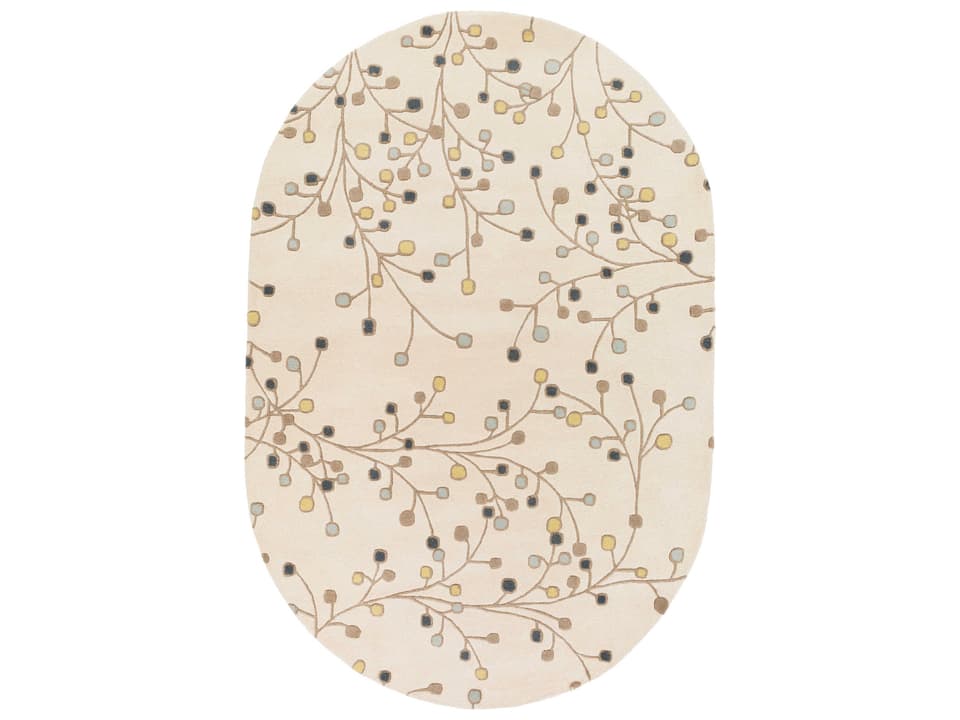 Athena Floral Hand-Tufted Wool Area Rug