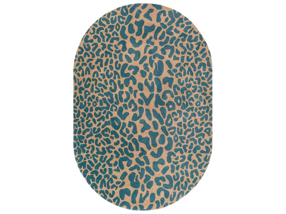 Athena Hand Tufted Animal Prints Wool Area Rug
