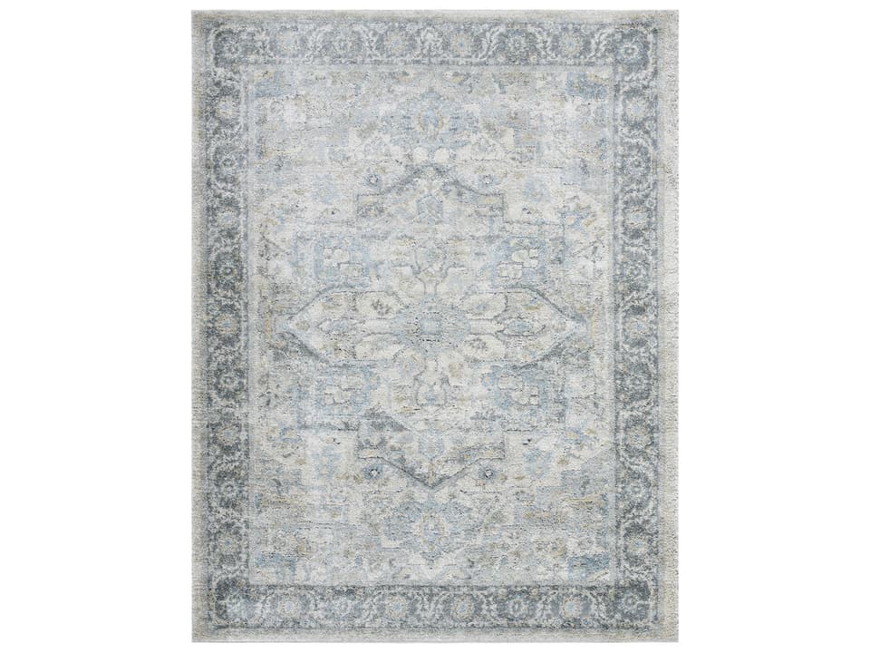 Avellino Bordered Machine Woven Area Rug