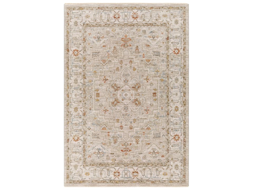 Livabliss Avant Garde Machine Woven Area Rug in Multi-Color with Fringe