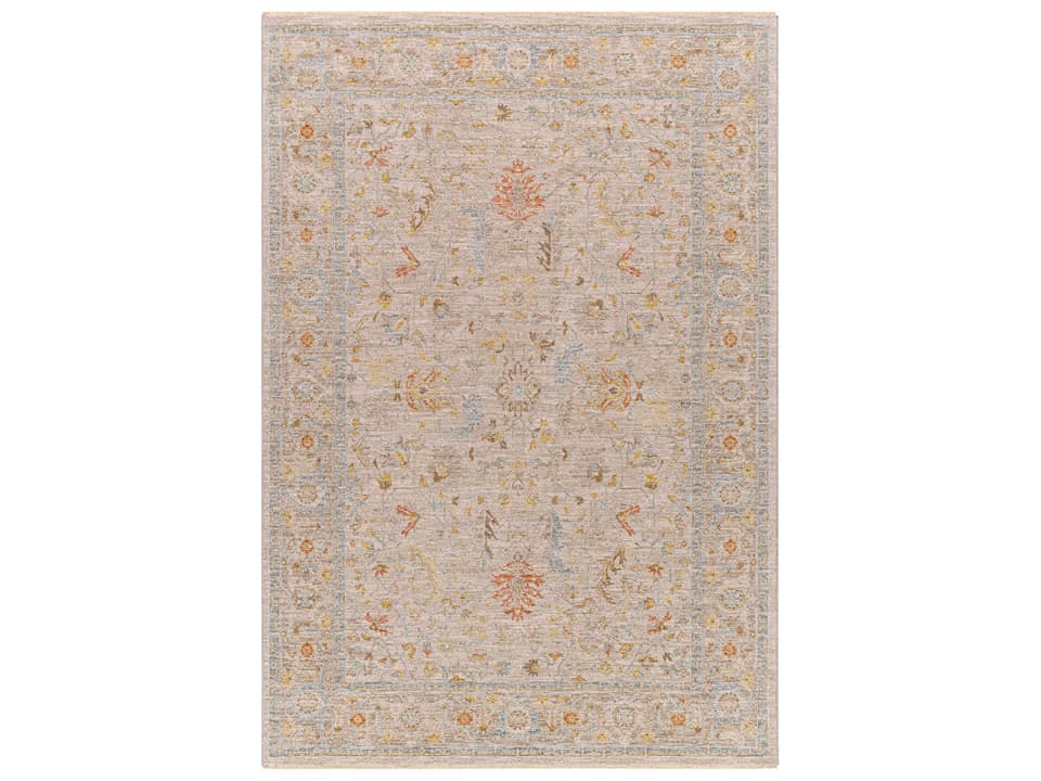 Avant Garde Bordered Machine Woven Area Rug