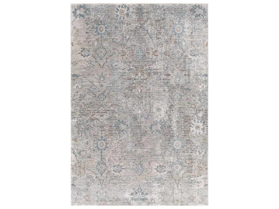 Livabliss Brunswick Traditional Machine Woven Area Rug in Dusty Sage and Light Beige