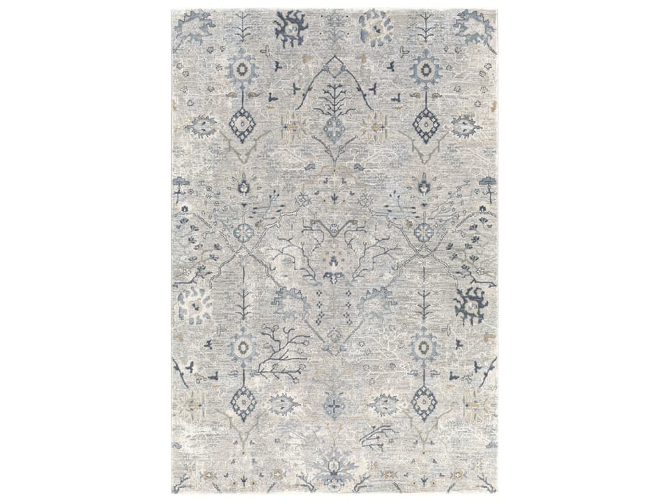 Brunswick Oriental Area Rug in Polyester and Polypropylene